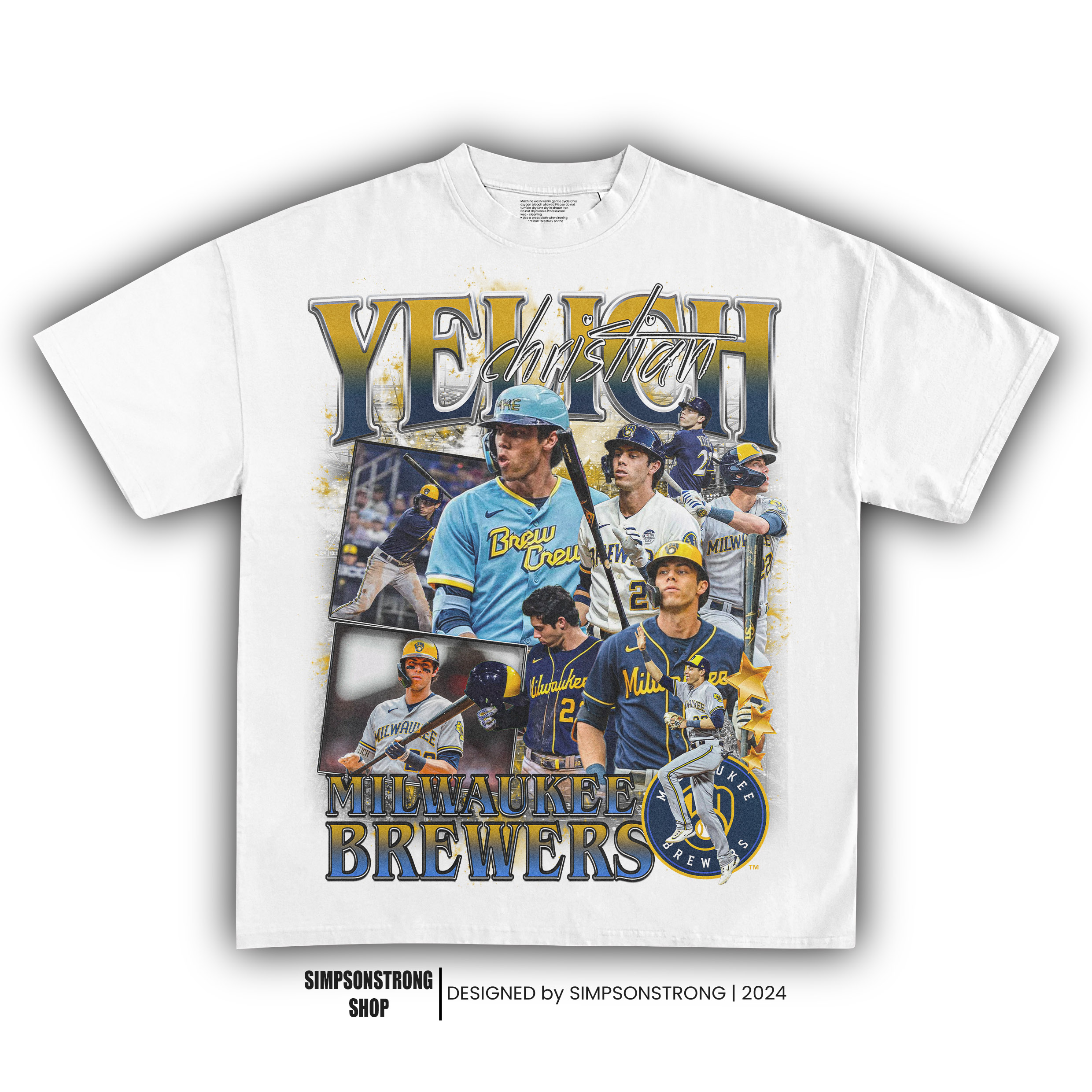 CHRISTIAN YELICH BREWERS TEE