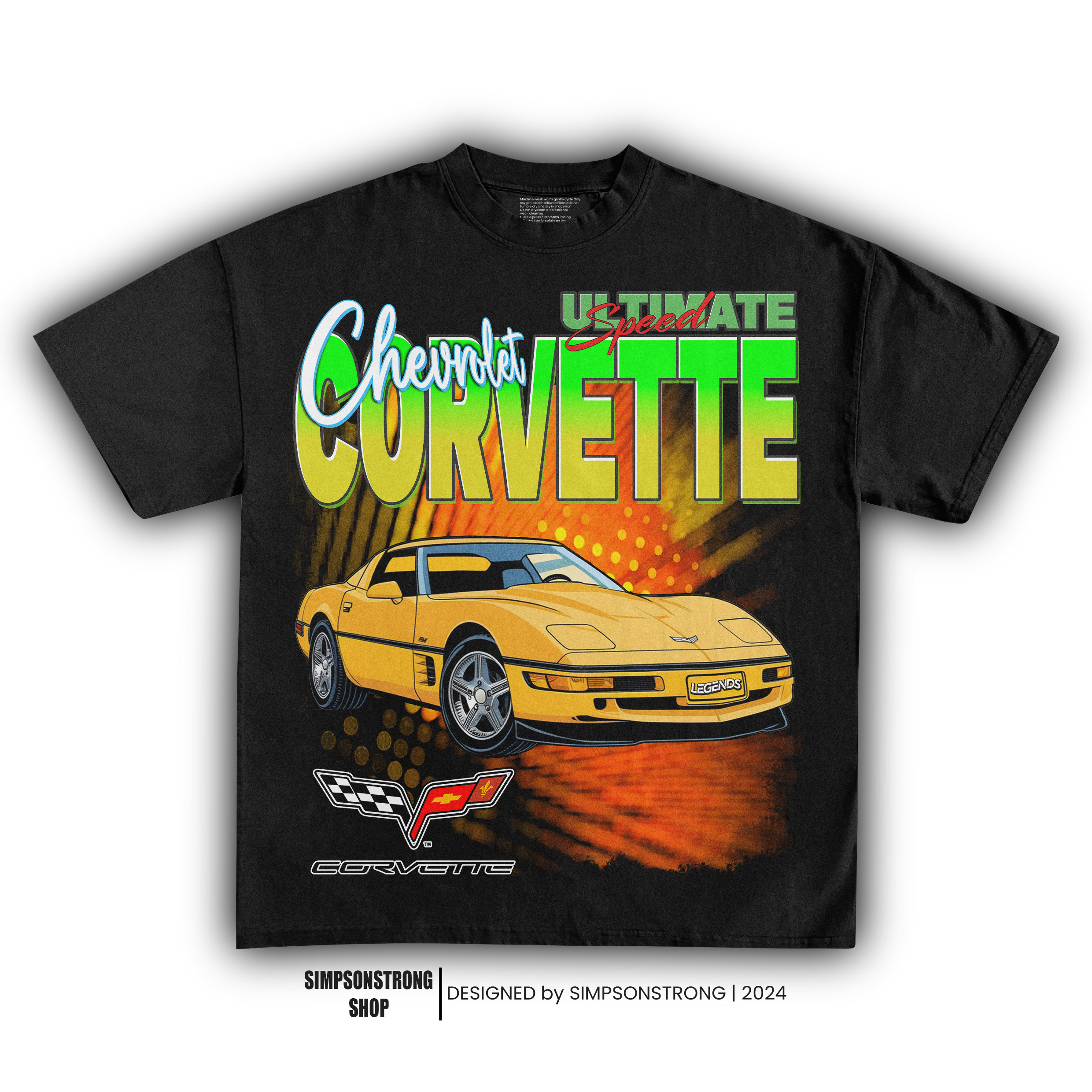 CORVETTE ULTIMATE SPEED VINTAGE TEE