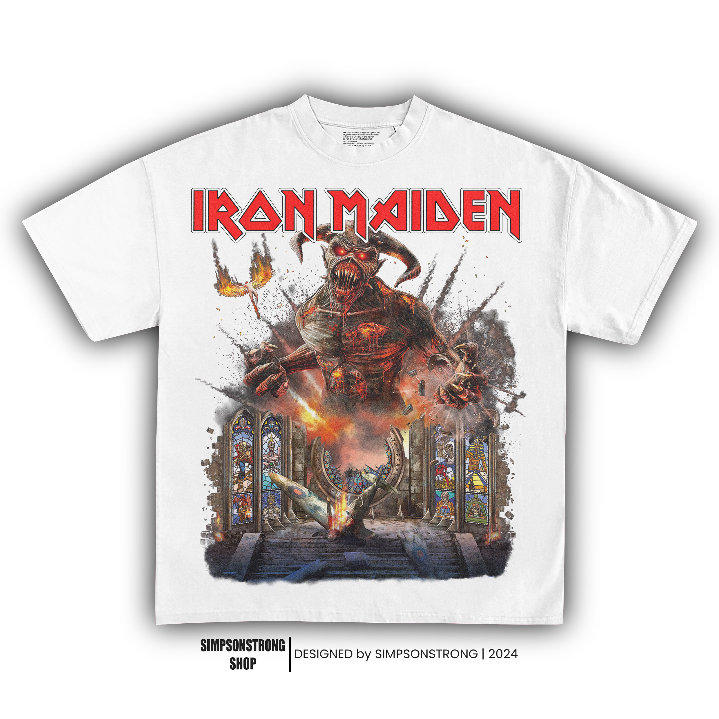 IRON MAIDEN DEMON EDDIE TEE