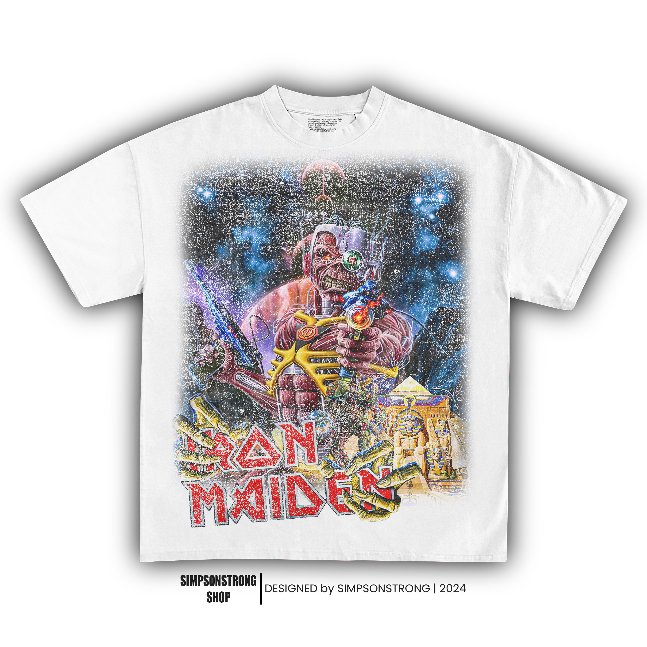 IRON MAIDEN TIME MACHINE TEE1