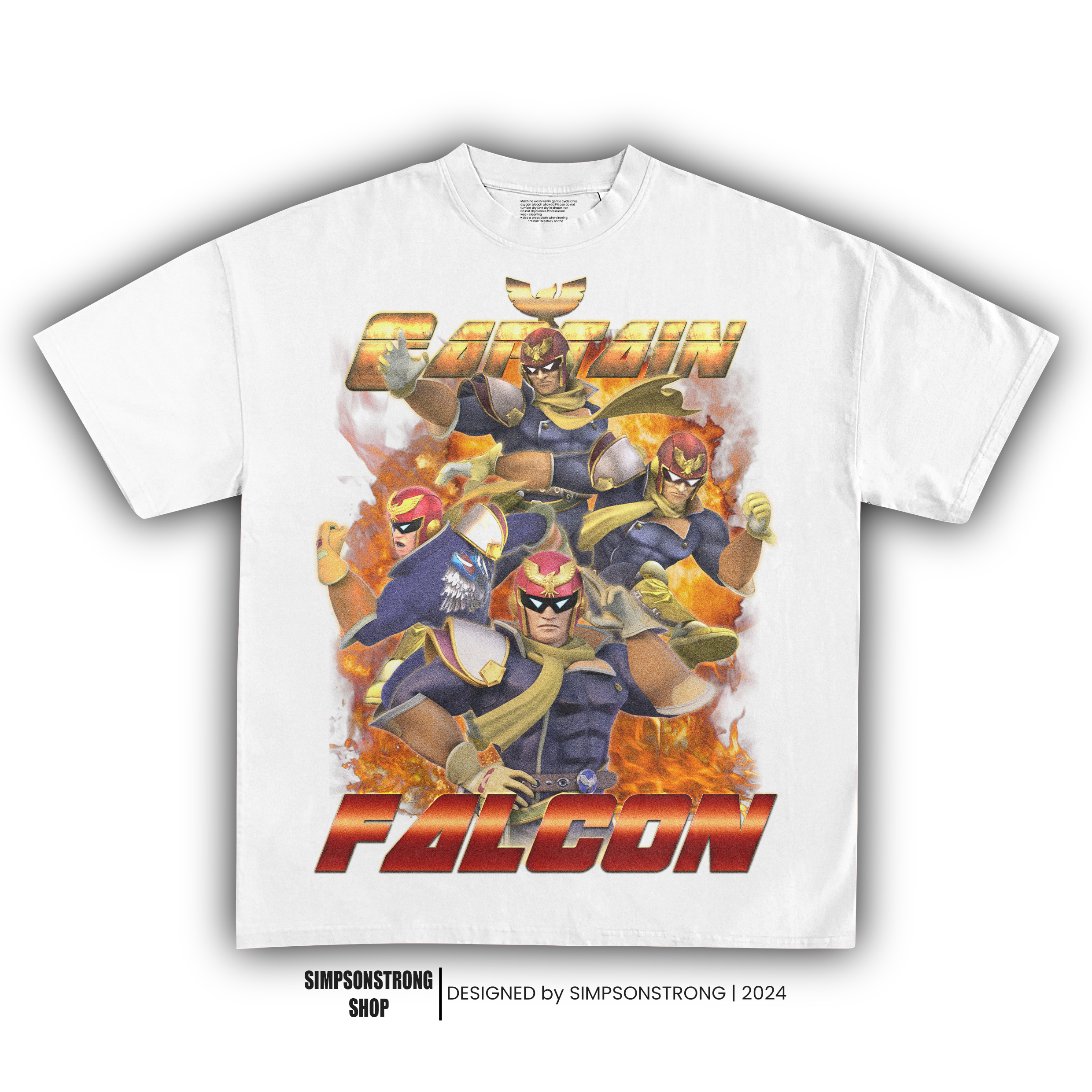 SUPER SMASH BROS CAPTAIN FALCON TEE1
