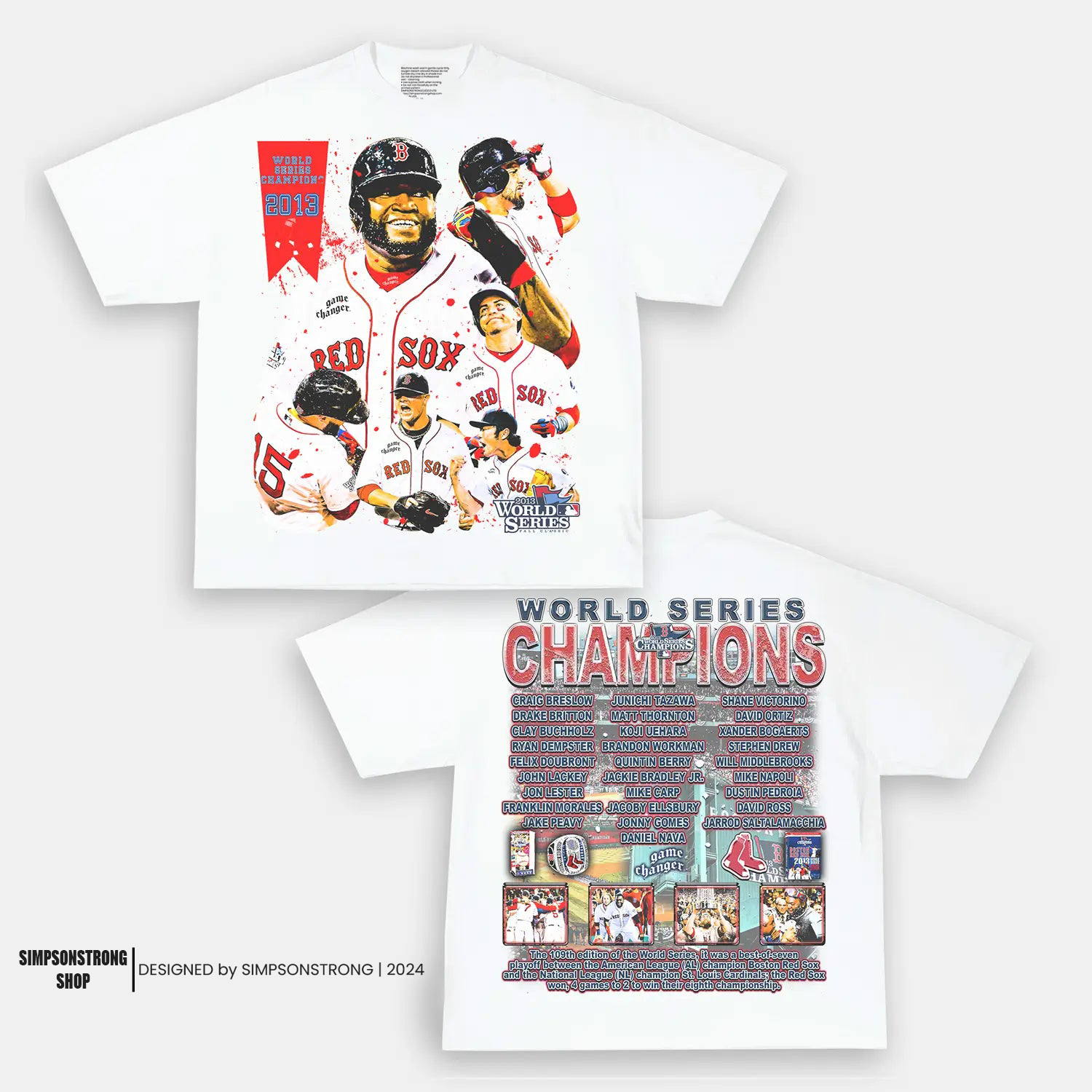 2013 WORLD SERIES CHAMPS - RED SOX GRAPHIC TEE 1