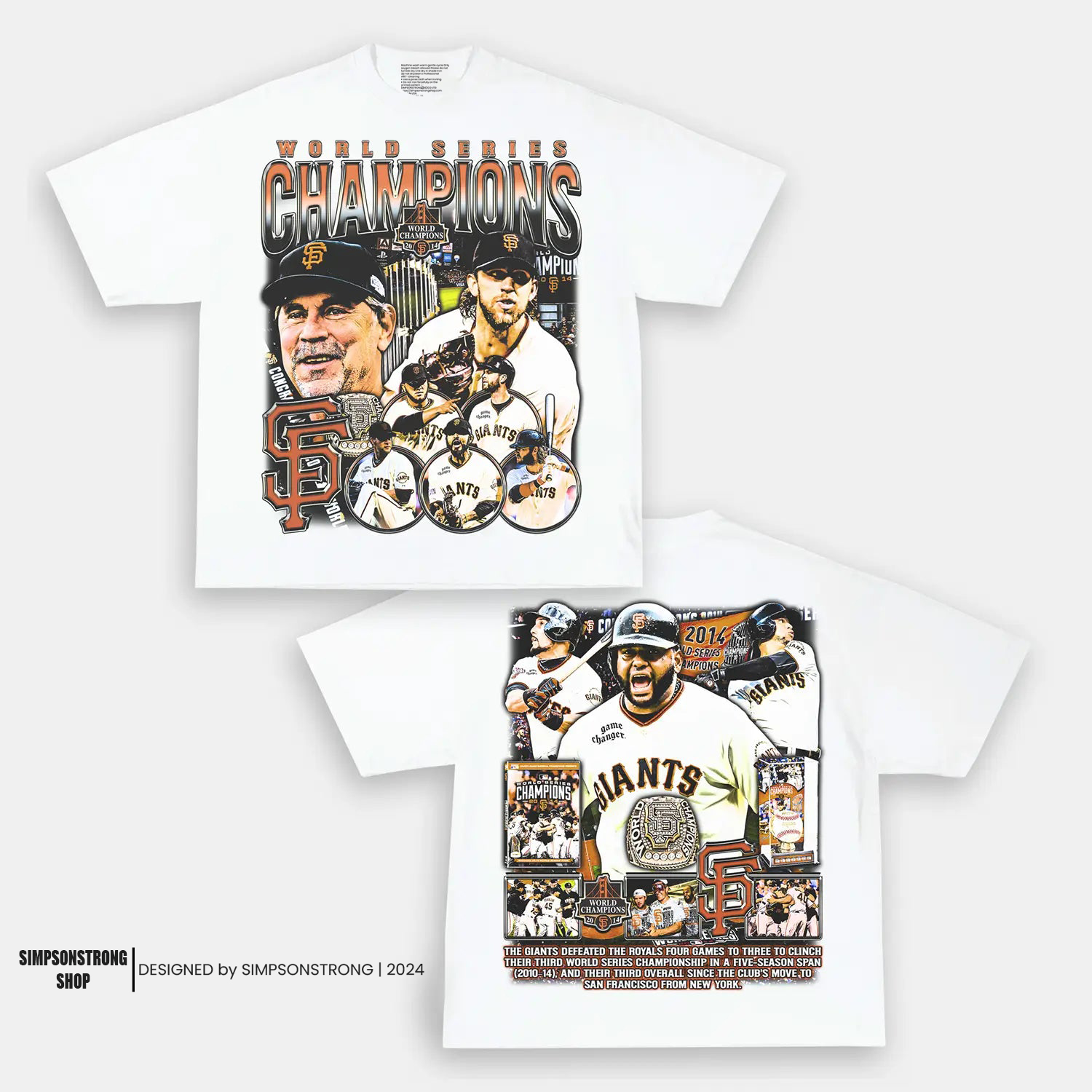 2014 WORLD SERIES CHAMPS - GIANTS GRAPHIC TEE 1