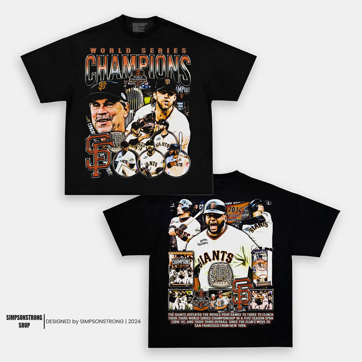 2014 WORLD SERIES CHAMPS - GIANTS GRAPHIC TEE