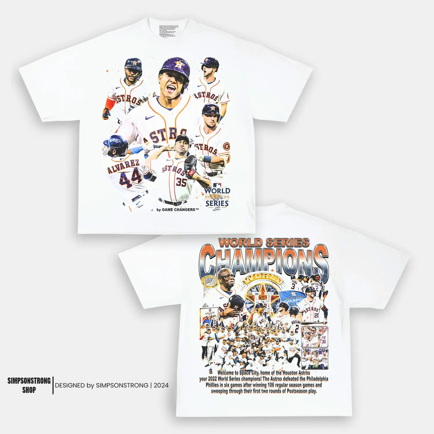 2022 WORLD SERIES CHAMPS - ASTROS GRAPHIC TEE 1
