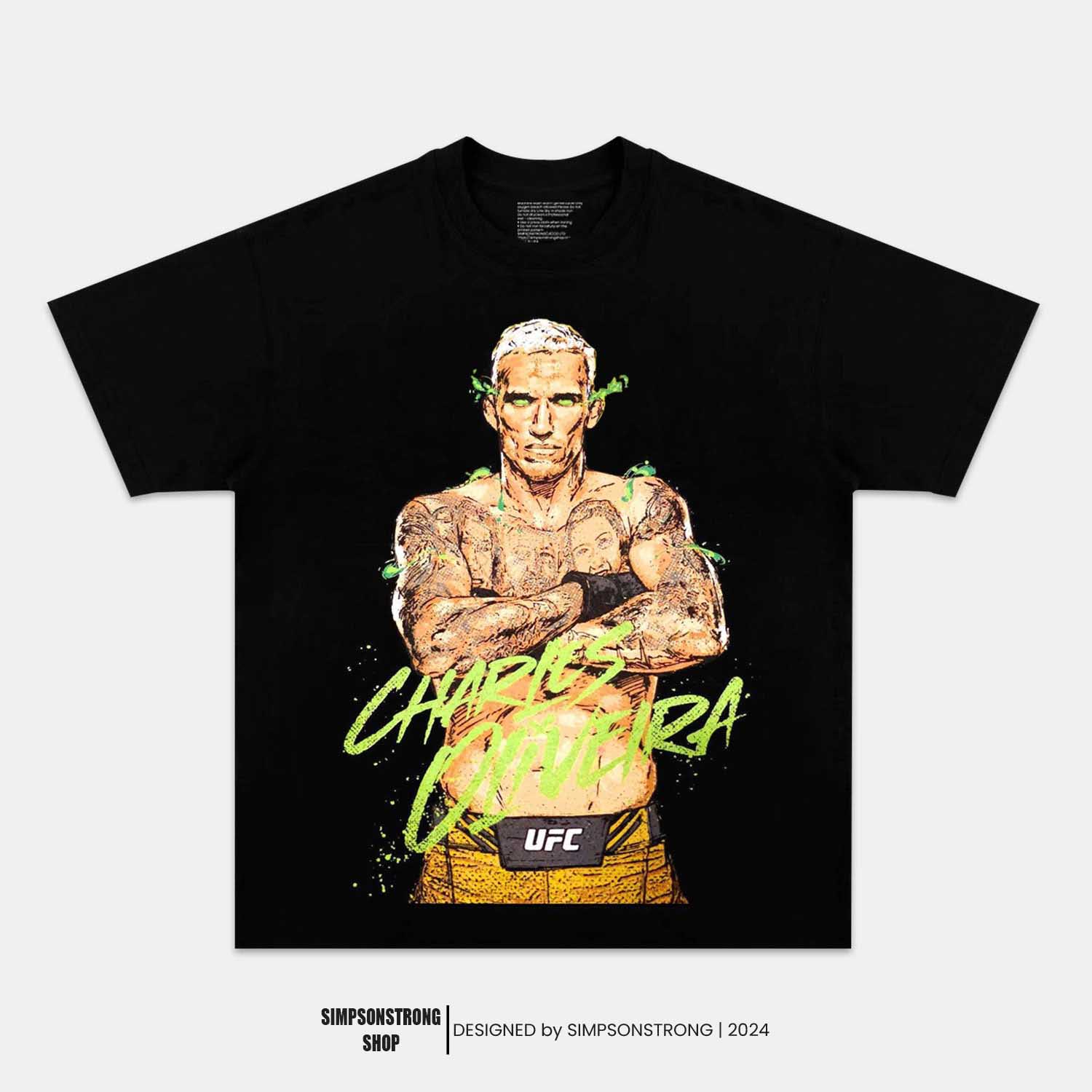 CHARLES OLIVEIRA NEW 2024 GRAPHIC TEE