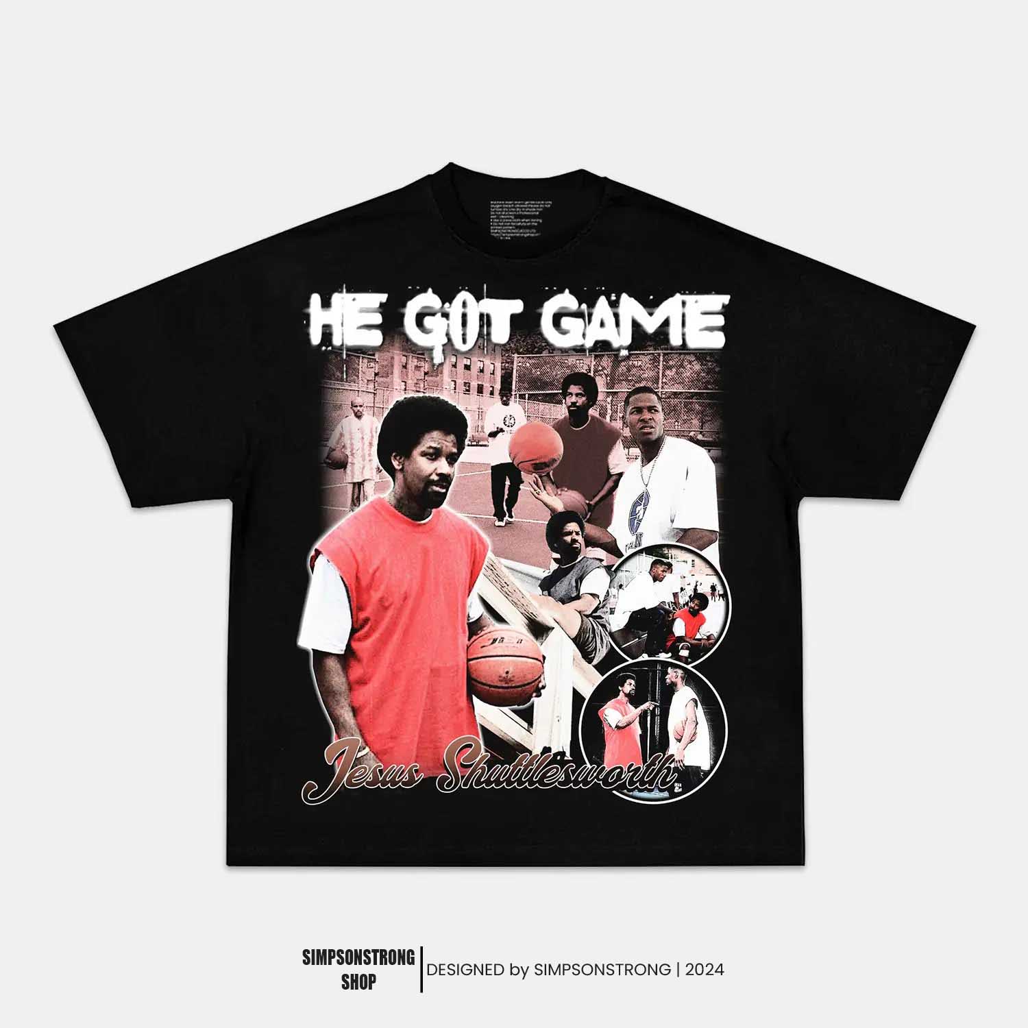 HE GOT GAME GRAPHIC TEE