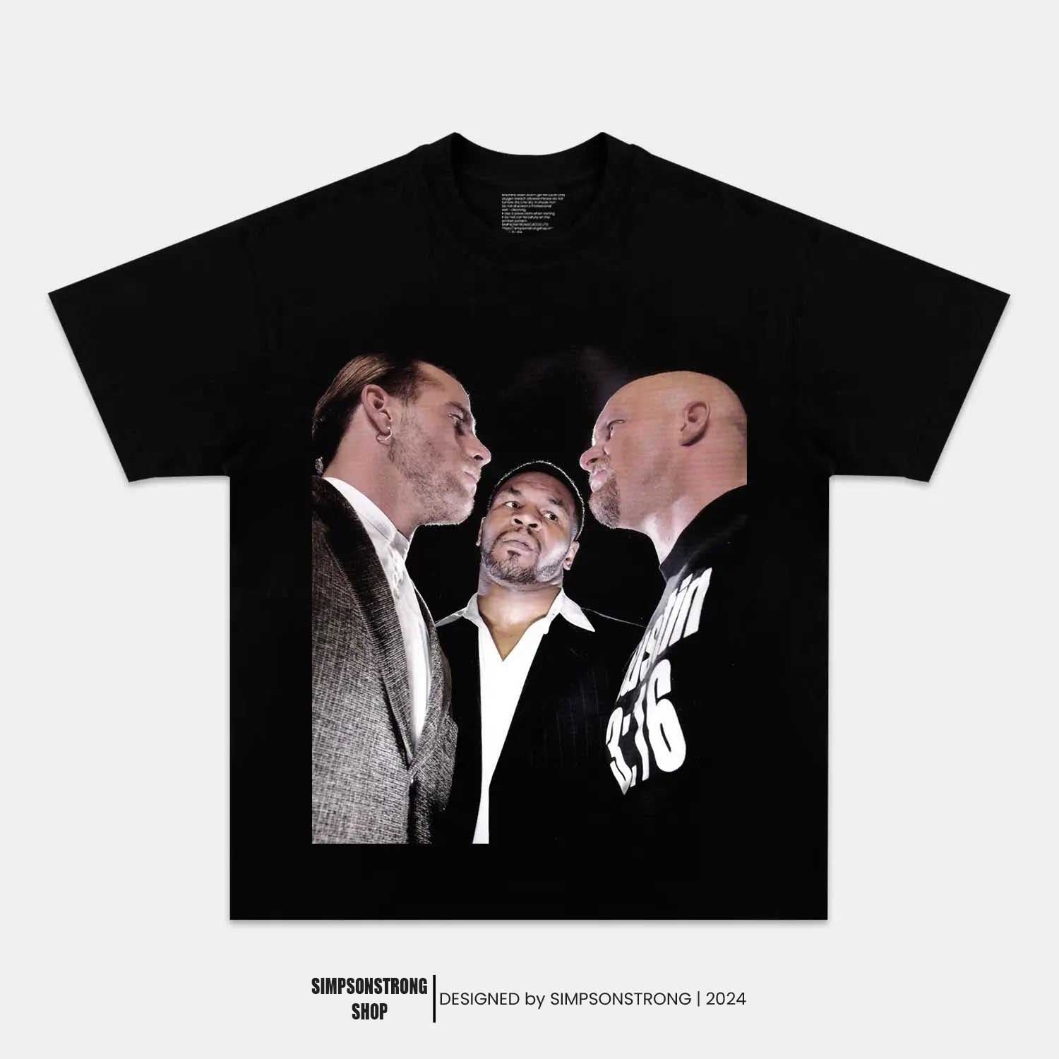 STEVE AUSTIN AND SHAWN MICHAELS GRAPHIC TEE 1