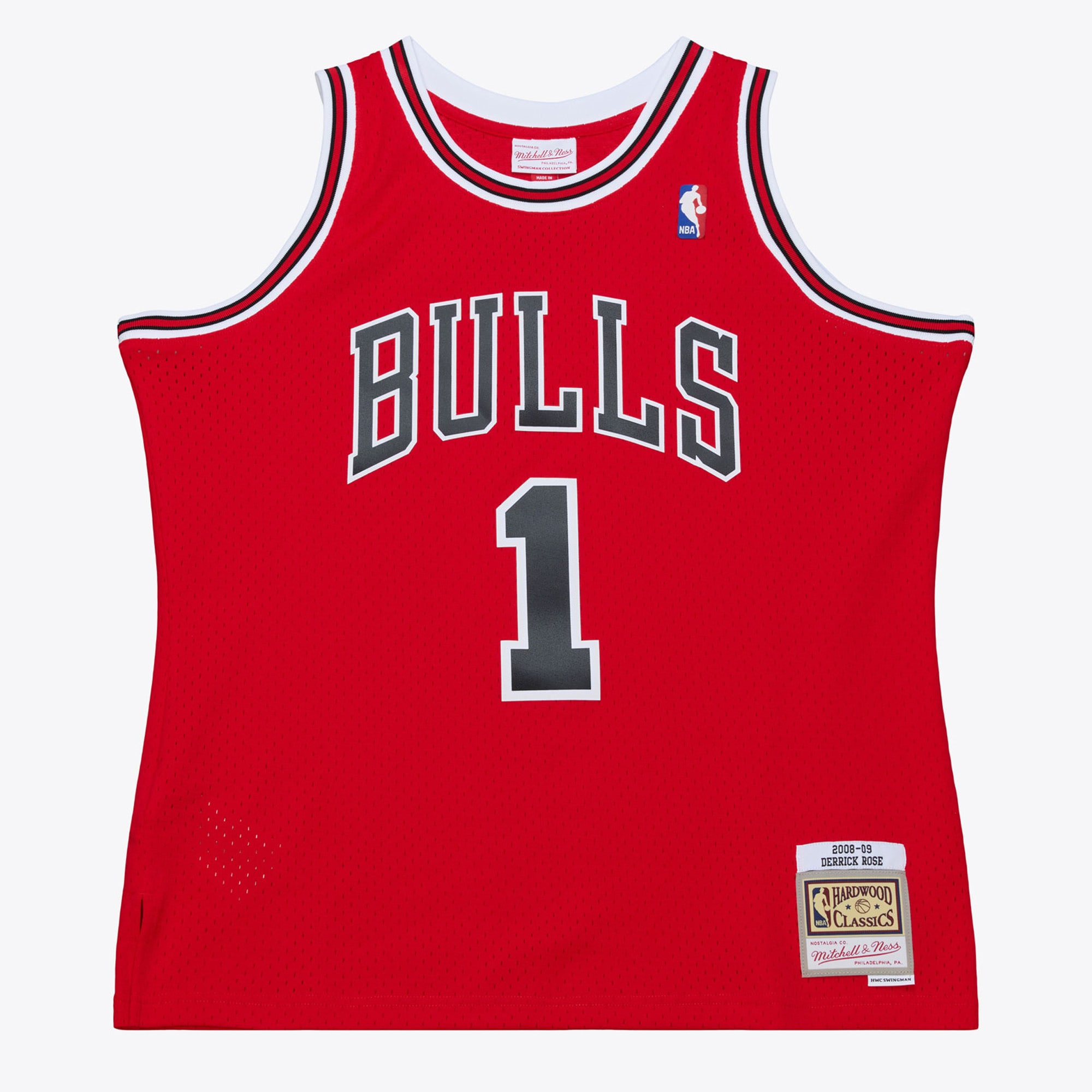 Derrick Rose Chicago Bulls 2008-09 Red Jersey Stitched1