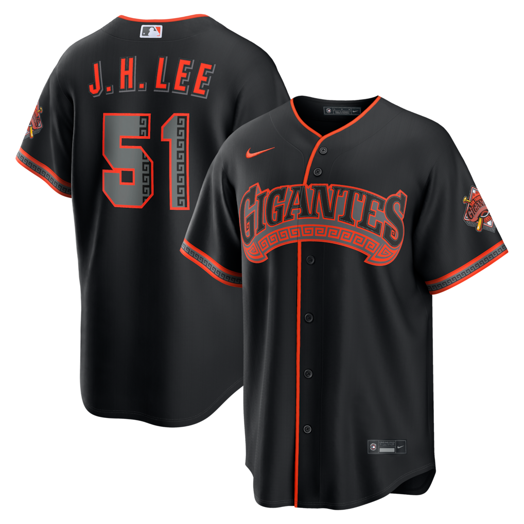 San Francisco Giants Jung Hoo Lee Black Alternate Stadium Jersey Stitched12