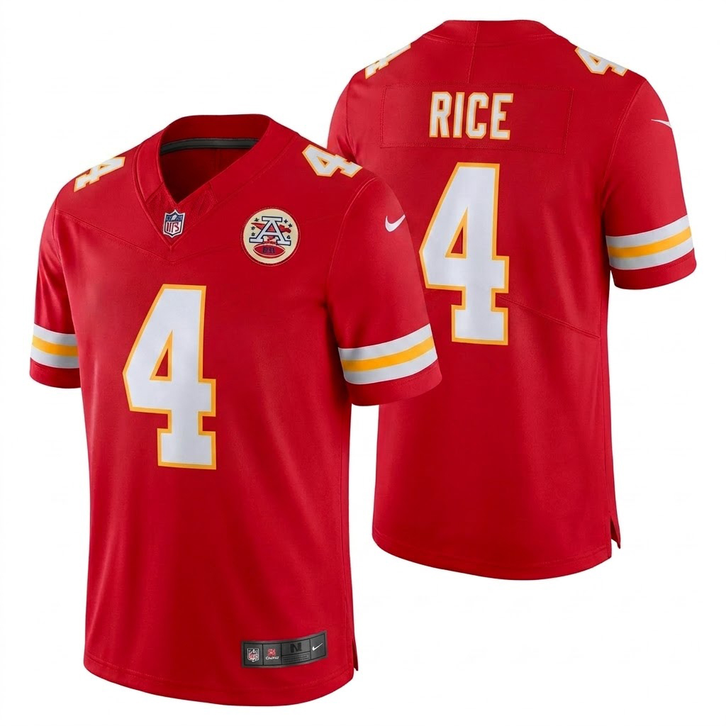 Kansas City Chiefs Team Home Jersey 2026 Red 4
