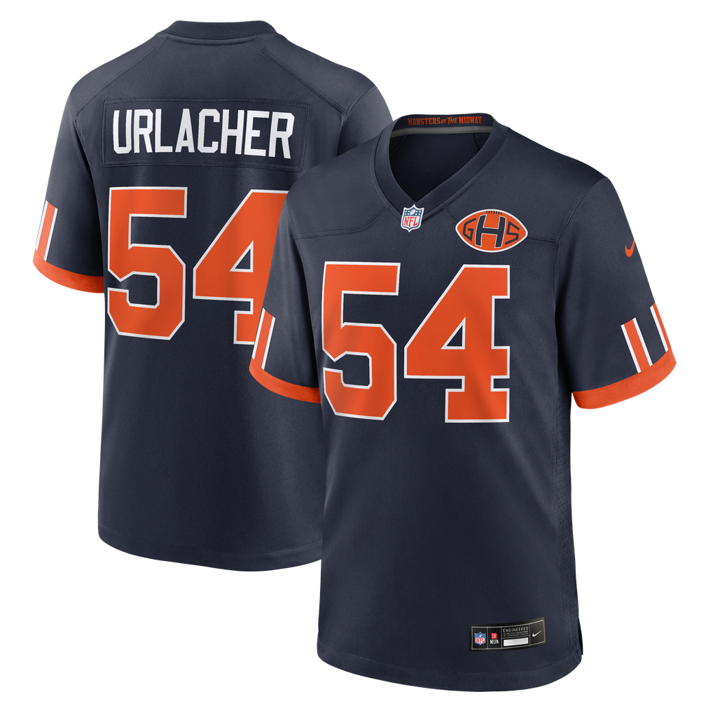 Chicago Bears 2026 Rivalries Collection Stitched Limited Jersey Navy 54